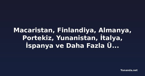 Macaristan, Finlandiya, Almanya, Portekiz, Yunanistan, İtalya, İspanya ve Daha Fazla Ülke Avrupa Turizm Patlamasına Katılıyor: Büyük Avrupa İçi Seyahat Patlaması Tüm AB'de Kısa Mesafeli Tatil Davranışını Yeniden Tanımlıyor