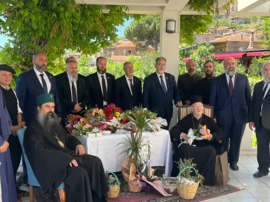 Ekümenik Patrik Bartholomeos Gökçeada'da İsim Gününü Kutluyor