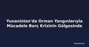 Yunanistan'da Orman Yangınlarıyla Mücadele Borç Krizinin Gölgesinde