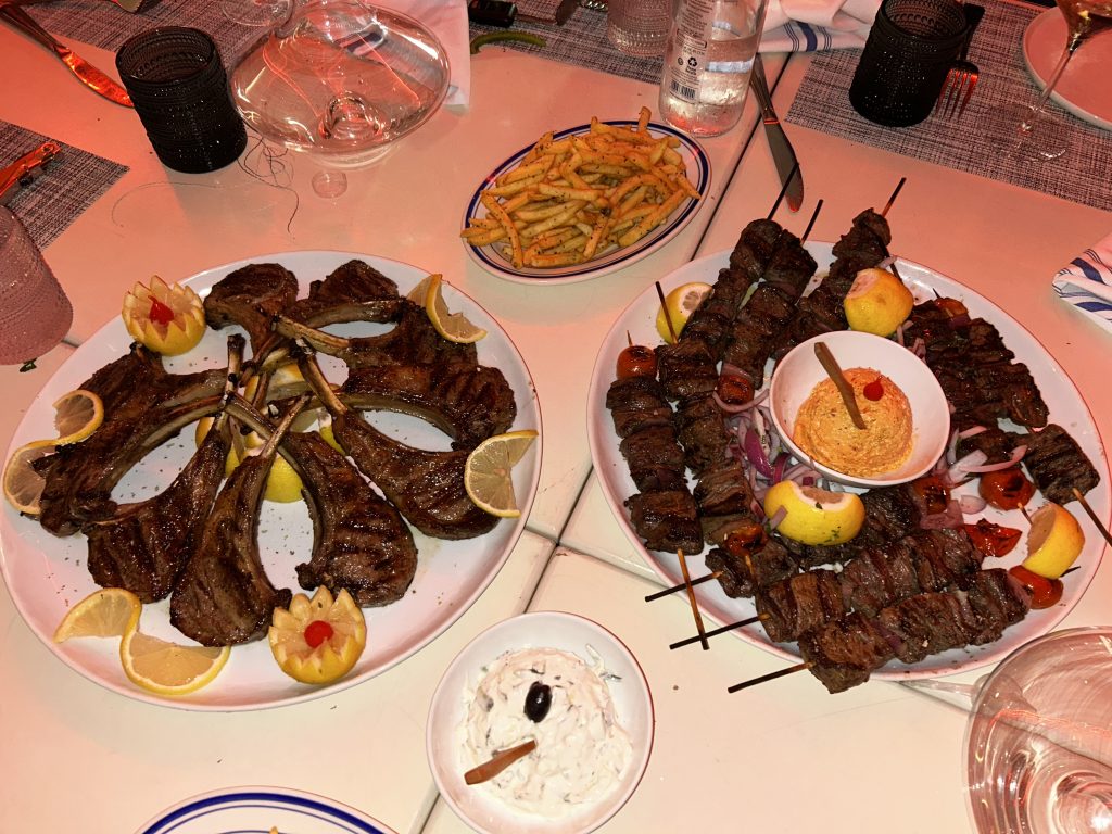 lamb chops fillet mignon souvlakia paired red wine Domaine Costa Lazaridi