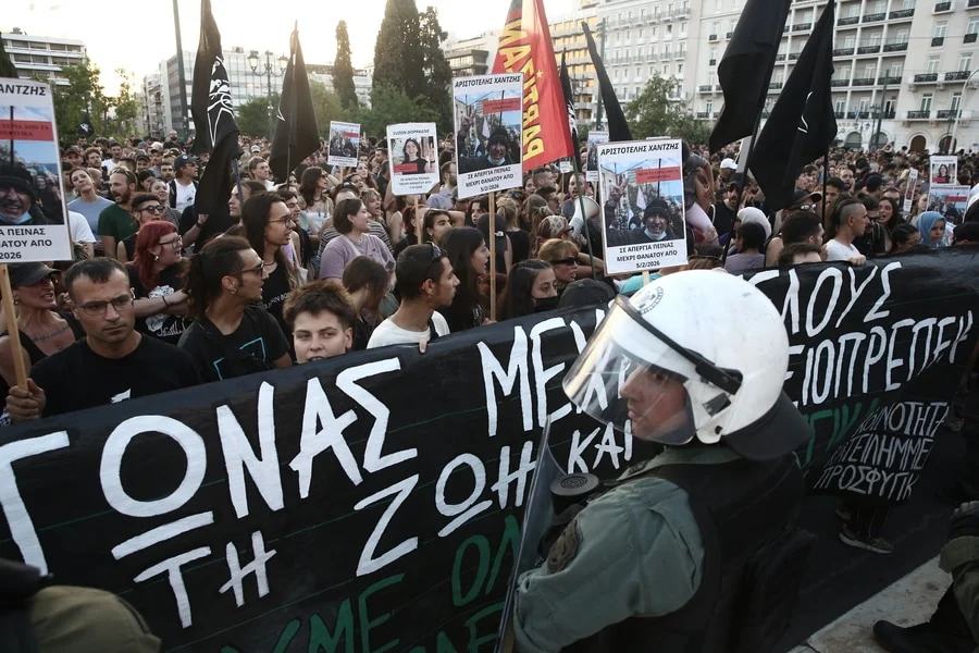 Atina'da Prosfygika Destek Eylemi