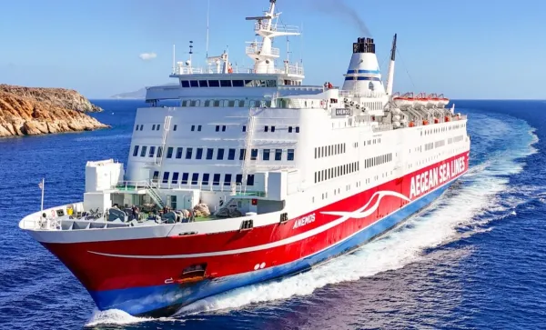Ege Deniz Hatları, Zorlu Pazar Koşulları Ardından Anemos Feribotunu Sattı
