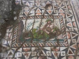 Nadir Greko-Romen Nehir Tanrısı Mozaiği Antik Aspendos’ta Bulundu