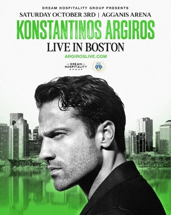 Konstantinos Argiros Alpha Omega Council 50. Yıl Dönümü için Agganis Arena'da canlı