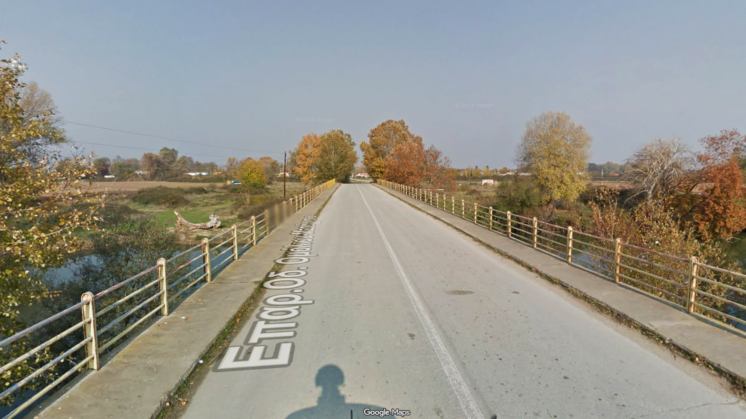 Köprünün çökmeden önceki hali (Google Maps)