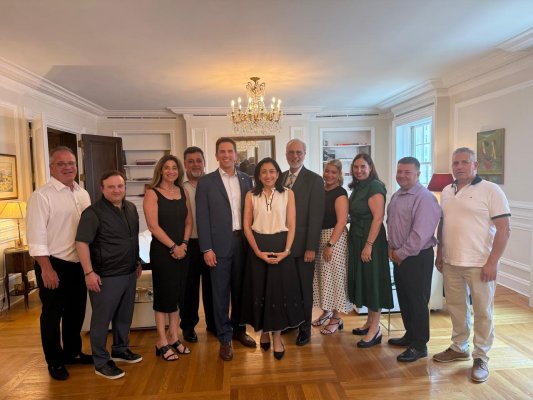 Yunanistan New York Başkonsolosu, Philadelphia Federasyonu'nun Yeni Seçilen Yönetimiyle Görüştü