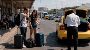 Atina'da Taksi Şoförü 80 Euro Ücret İsteyip Yolcuları Yolda Bıraktı
