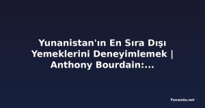 Yunanistan'ın En Sıra Dışı Yemeklerini Deneyimlemek | Anthony Bourdain: No Reservations | Travel Channel