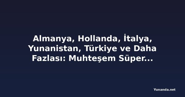 Almanya, Hollanda, İtalya, Yunanistan, Türkiye ve Daha Fazlası: Muhteşem Süperyat Filosu, Monaco Yat Fuarı'nda Port Hercule'ü Küresel Lüks Seyahat Odağı Haline Getiriyor