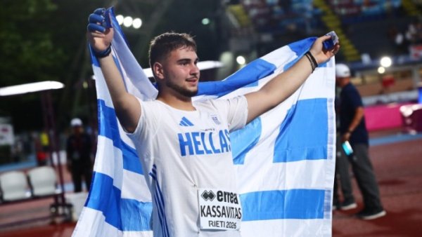 Yunan Çekiç Atıcı Petros Kassavitas'tan Gümüş Madalya
