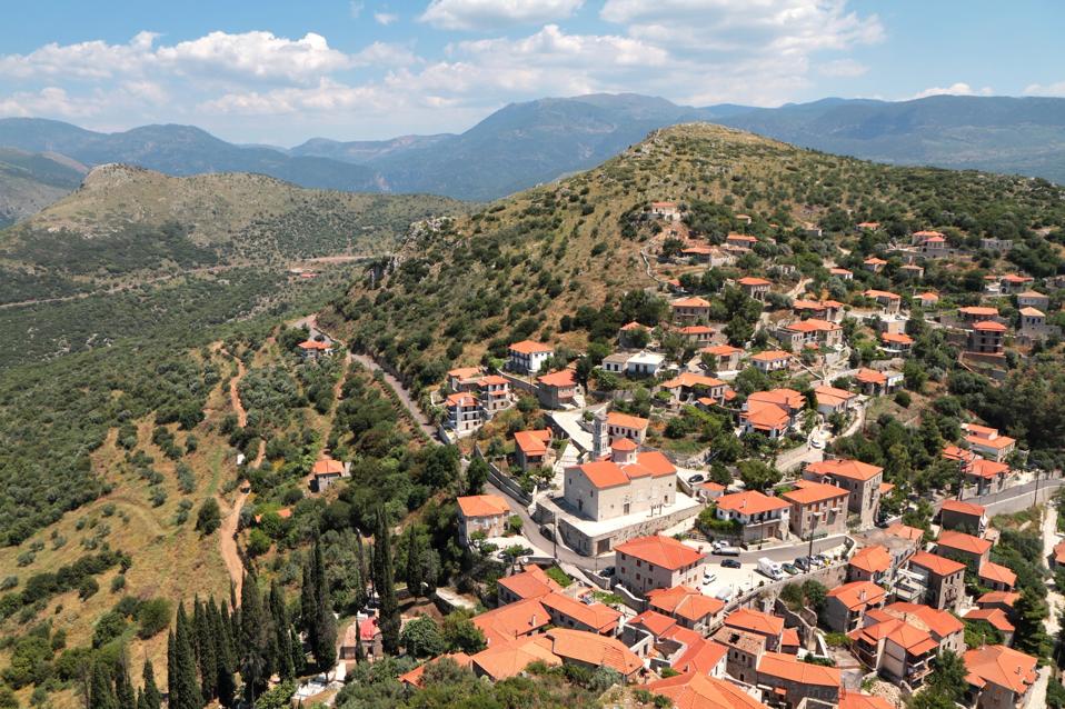 Karitena Town, Arcadia Region, Peloponnese, Greece