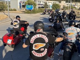 Kuzeybatı Yunanistan'da Hells Angels Buluşması Yoğun Güvenlik Önlemleriyle Zirve Yaptı