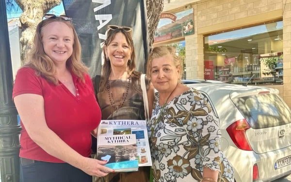 Avustralya'nın Yunanistan Büyükelçisi Alison Duncan, Kythera Adası'nı Ziyaret Etti