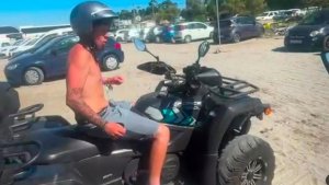 Oğlu Yunanistan'da quad bisiklet kazası geçirdi, anneden çarpıcı uyarılar