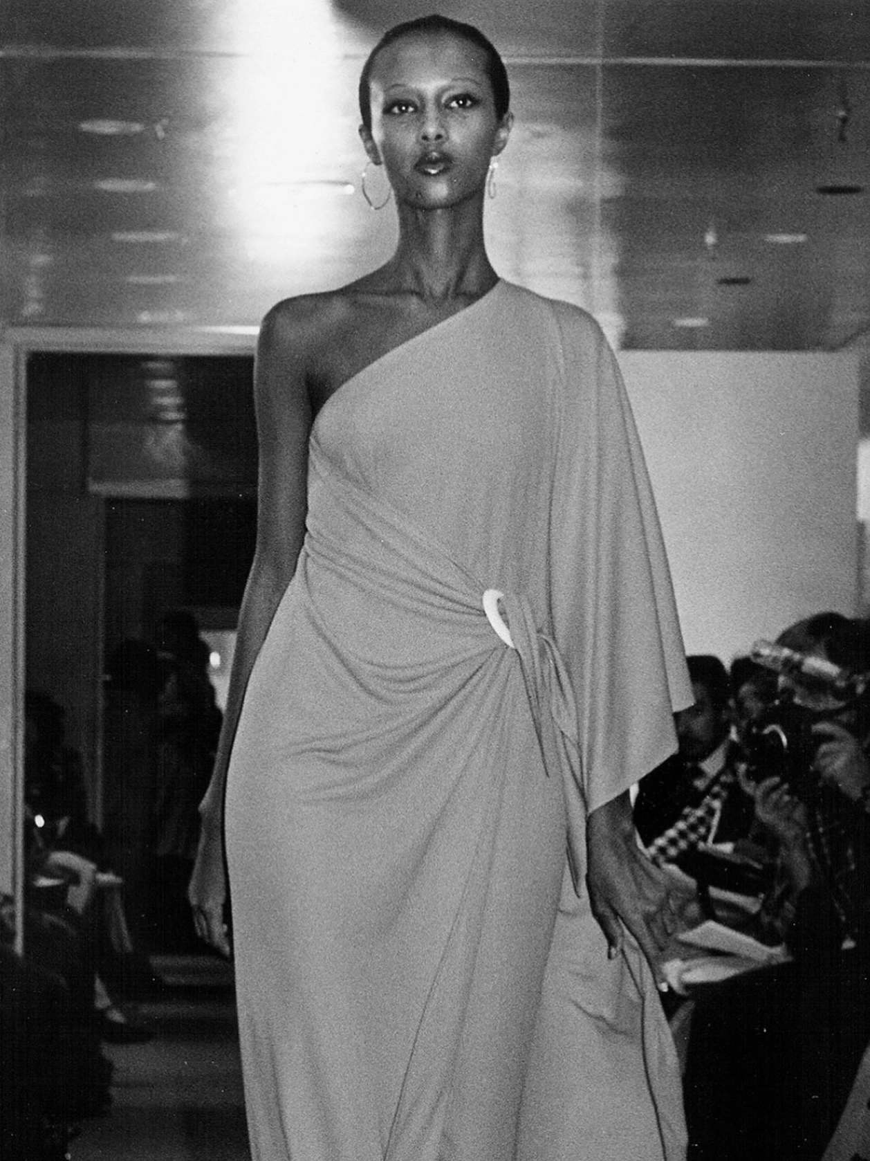Halston İlkbahar 1976 Jarse Elbise
