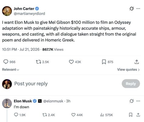 Elon Musk, Homeros'un Odysseia'sını Yapay Zekayla Filme Çekeceğini Duyurdu
