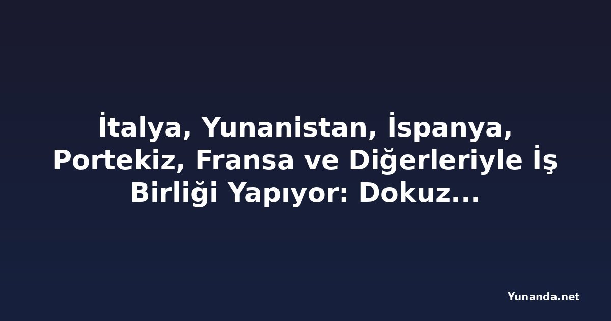 İtalya, Yunanistan, İspanya, Portekiz, Fransa ve Diğerleriyle İş Birliği Yapıyor: Dokuz Avrupa Ülkesi Aşırı Sıcaklıklarla Karşı Karşıya