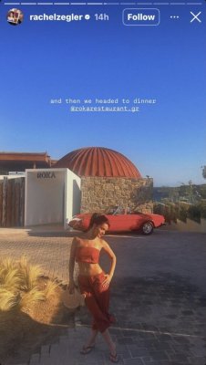Rachel Zegler, Mykonos'ta Zuma ve Roka ile Yazı Kutluyor