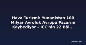 Hava Turizmi: Yunanistan 100 Milyar Avroluk Avrupa Pazarını Kaybediyor – ICC'nin 22 Bölgesel Havalimanı Mücadelesi