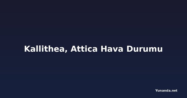 Kallithea, Attica Hava Durumu
