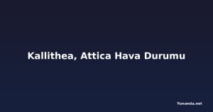 Kallithea, Attica Hava Durumu