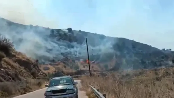 Girit'in Resmo İlçesindeki Büyük Orman Yangınında İki İtfaiyeci Hayatını Kaybetti