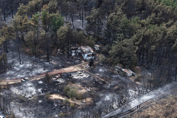 Yunanistan'da Orman Yangınları: Bir Baba ve Oğlu Hayatını Kaybetti, İki Köy Tahliye Edildi