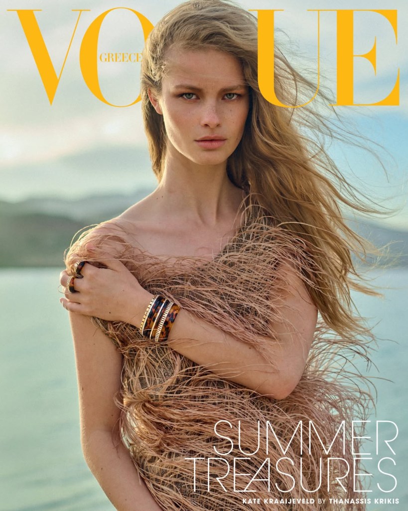 Vogue Greece July/August 2026 : Kate Kraaijeveld by Thanassis Krikis