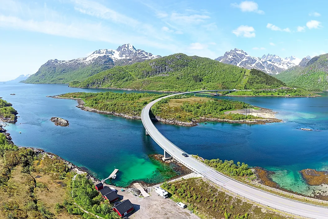Norveç'in Nordland bölgesindeki Lofoten Adaları