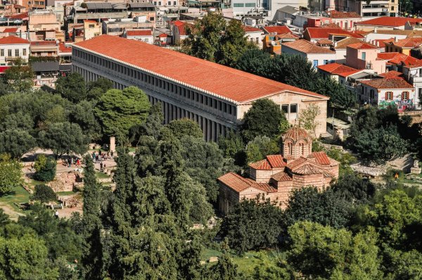 Atina Antik Agorası'ndaki Tapınak Restorasyonu İlerliyor