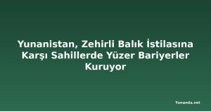 Yunanistan, Zehirli Balık İstilasına Karşı Sahillerde Yüzer Bariyerler Kuruyor