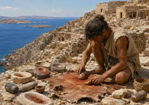 Yunan Adası'nda Bulunan Antik Aletler Tunç Çağı'nın En Eski Deri İşçiliğini Ortaya Çıkardı