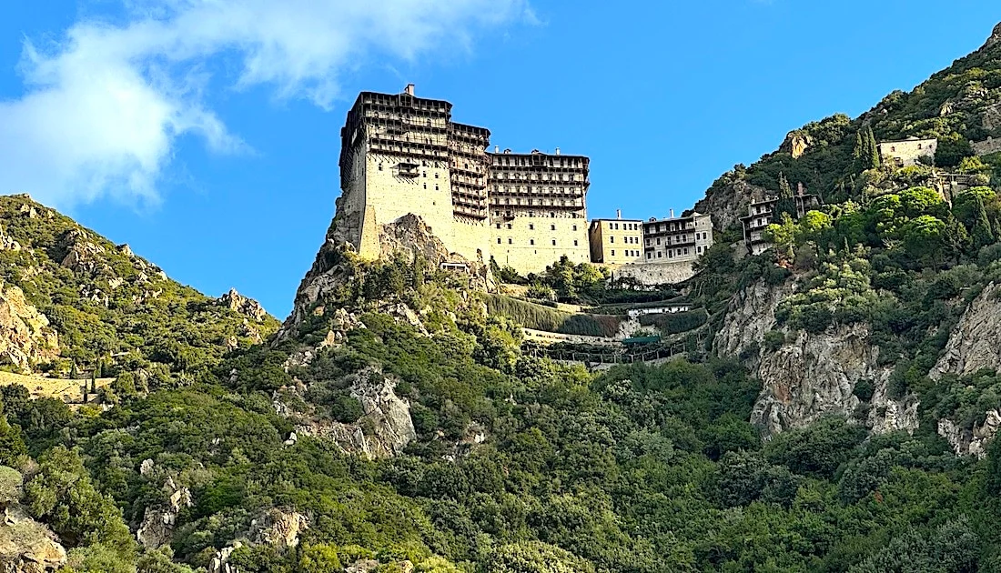 Mount Athos monastery monk