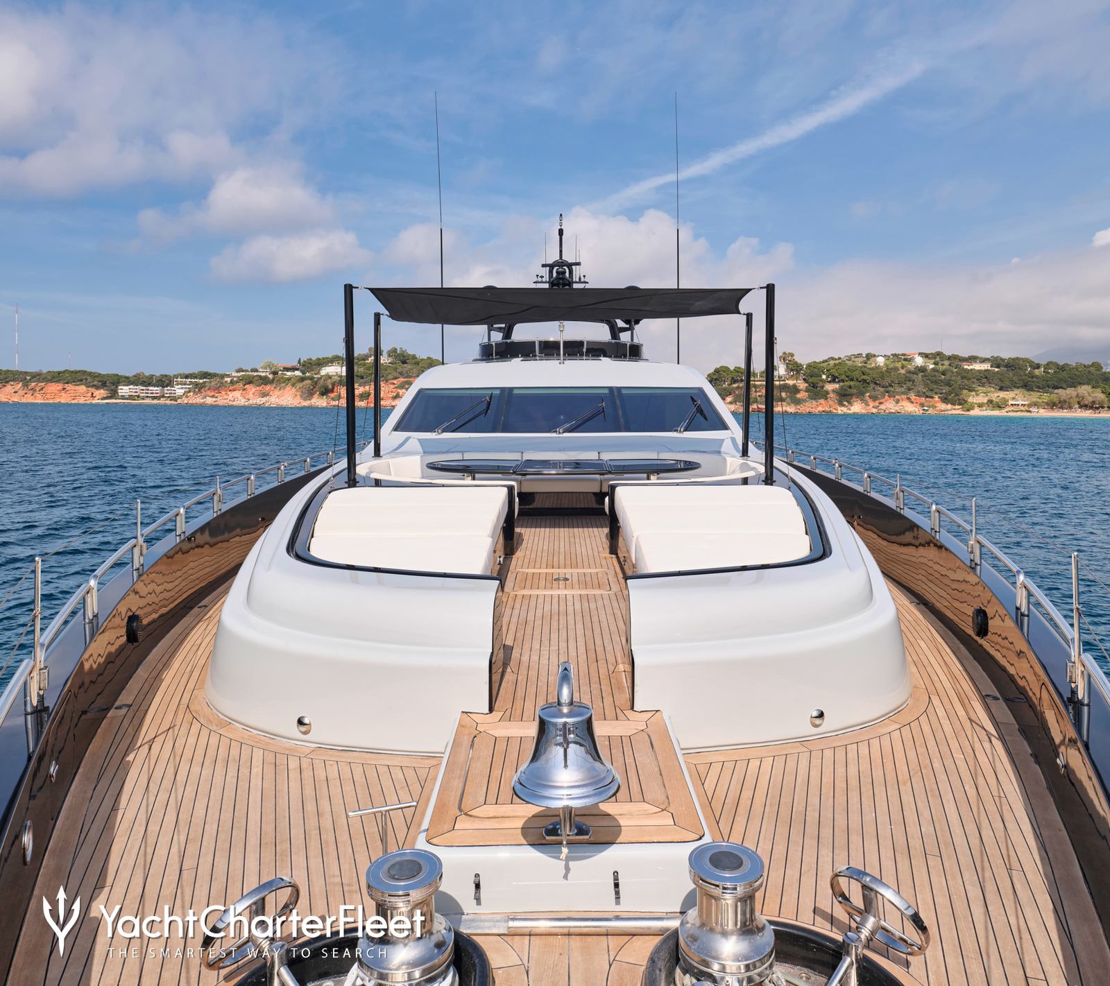 Charter yacht ABILITY sun pads