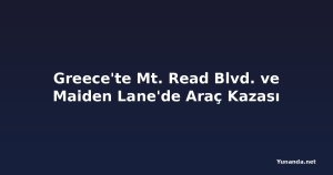 Greece'te Mt. Read Blvd. ve Maiden Lane'de Araç Kazası