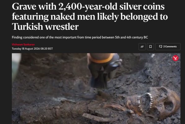 2.400 Yıllık Güreşçi 'Türk' Denildi, Ancak Türkler Henüz Gelmeye Bin Yıldan Fazla Vardı