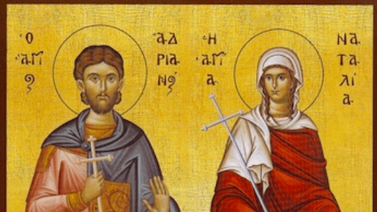 Rum Ortodoks Kilisesi'nde Kutsal Şehitler Adrian ve Natalia'nın Anma Günü