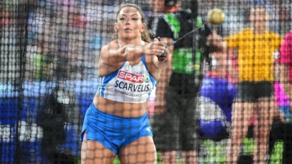 Avrupa Atletizm Şampiyonası'nda Yunan Amerikalı Atlet Skarveli 7. Oldu