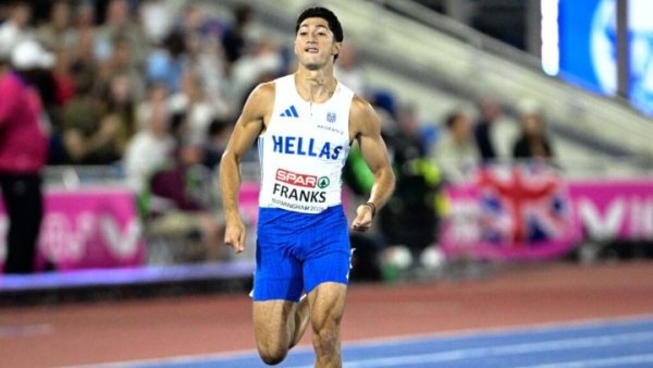 Yiorgos Franks, 400m Finaline Çok Az bir Farkla Kalaşmadı