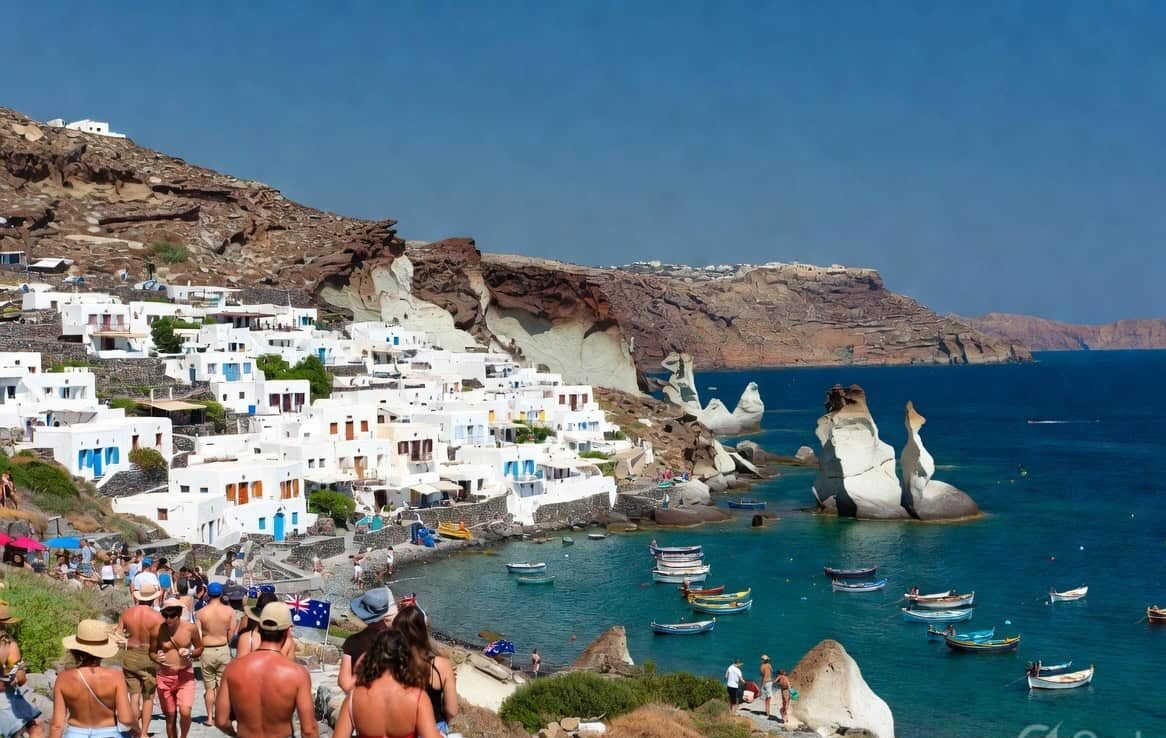 Milos Adası Avustralyalılarla Dolup Taştı: Adanın Adı 'Milaus' Olarak Değişiyor