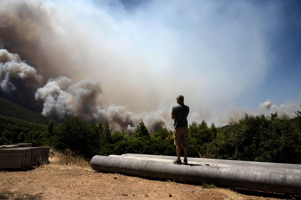 Residents from the area of Porto Germeno said many homes had burned