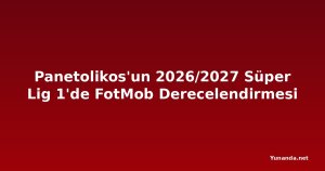 Panetolikos'un 2026/2027 Süper Lig 1'de FotMob Derecelendirmesi
