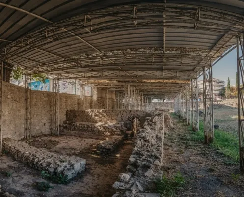 Orta Yunanistan'ın Trikala Kentinde Tarihi Roma Mozaiği Restore Edilecek