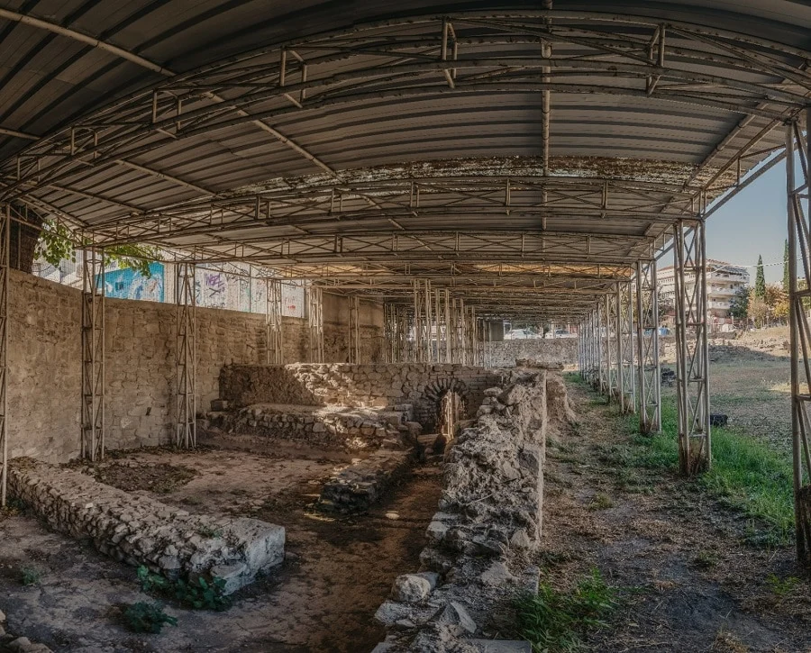 Orta Yunanistan'ın Trikala Kentinde Tarihi Roma Mozaiği Restore Edilecek