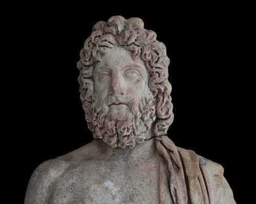 Antalya Aspendos'ta 1800 Yıllık Asklepios Heykeli Bulundu
