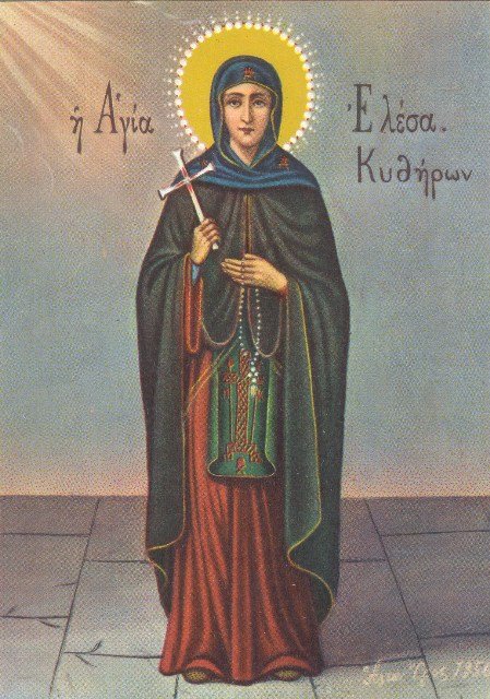 Kythira'nın Koruyucu Azizesi Agia Elessa, 1 Ağustos'ta Büyük Bir Coşkuyla Anıldı