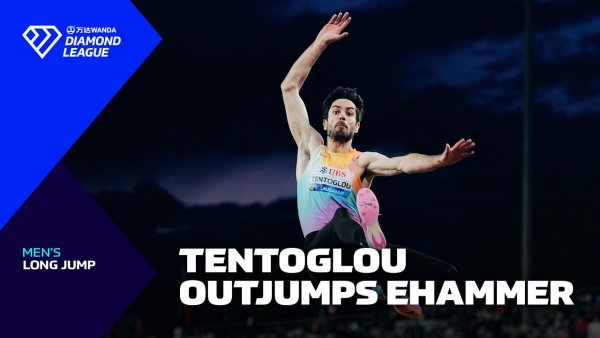 Miltos Tentoglou, Diamond Ligi'nde 8.24 Metrelik Atlayışla Kazandı