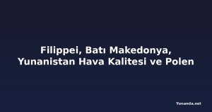 Filippei, Batı Makedonya, Yunanistan Hava Kalitesi ve Polen