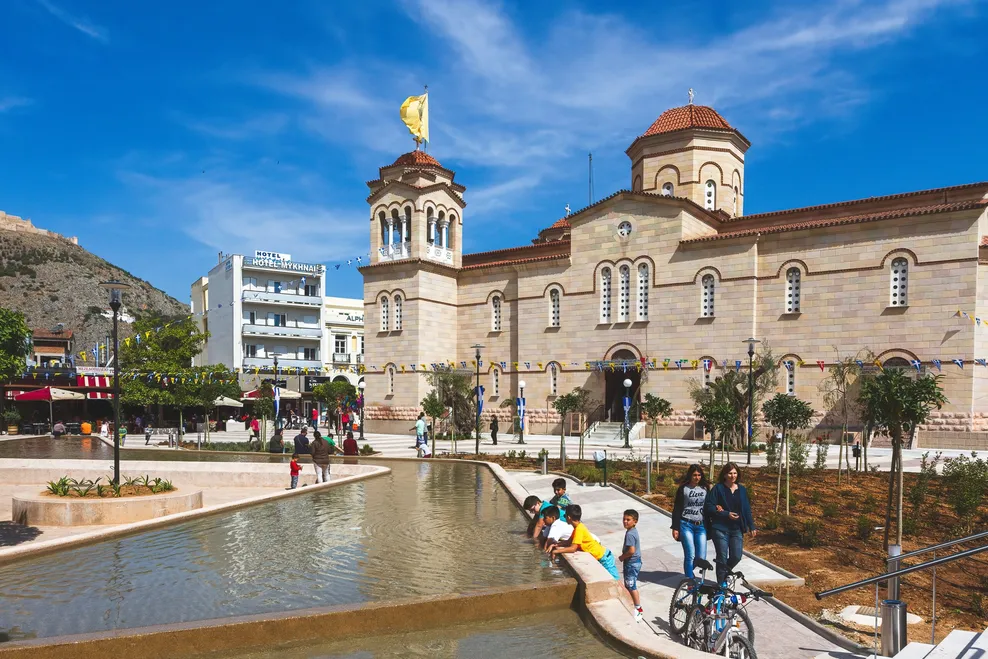 Yunanistan'da orman yangını