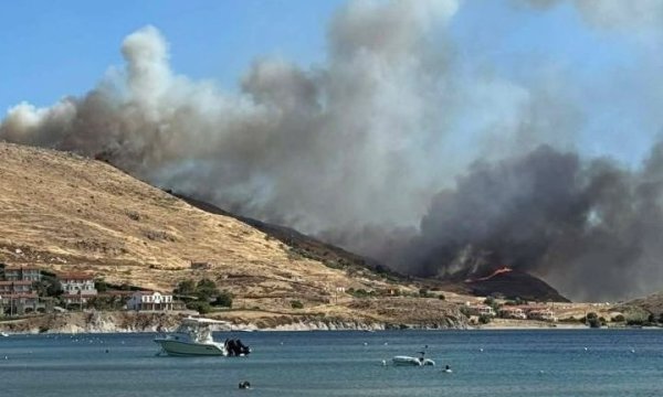 Lemnos'ta Yangın Nedeniyle Gözaltına Alınan Başkan Yardımcısı Serbest Bırakıldı